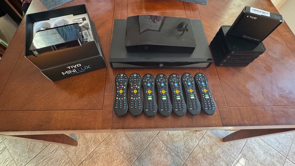 TiVo Bolt 1TB w/ Lifetime Plan, Roamio 5 w/ LTP, (5) Mini Lux 4K, w/LTP and more