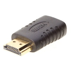 Mini HDMI Female to HDMI Male Adapter PC Laptop Video Monitor HDTV Connector Lot