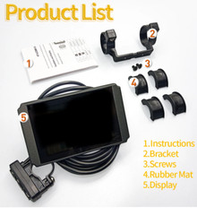 E-bike KT Controller 30A-50A LCD5 LCD8H LCD7C Display Sine Wave Controller Kit