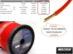 ghentaudio DC-7N16C Neotech UPOCC 7N Copper 16AWG DC(JSSG360) Cable