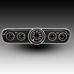 1965-1966 Ford Mustang Analog Gauge Panel Intellitronix AP7001 Lifetime Warranty