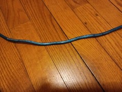 ROCKFORD FOSGATE 4 AWG 8 AWG BLUE SILVER POWER OR GROUND WIRE BLUE 48 + FEET