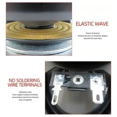 2PCS 4X6 In 900W 4-Way Car Hi-Fi Coaxial Speakers – Door Audio Full Range System