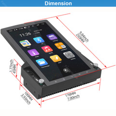 Android 13 CarPlay GPS WiFi 10.1″ Double 2Din Touch Vertical Car Stereo Radio BT