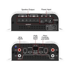 Taramps TS 800X4 800 watts RMS 4 Channels of 200 Watts RMS Car Audio