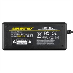 48V 1A 1000mA AC to DC Switching Power Supply Adapter 5.5mm OD 2.1mm ID Center+