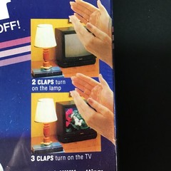 Smart CLAPPER On/Off Sound Light Sensor Wireless Switch NEW Sealed Box Vintage