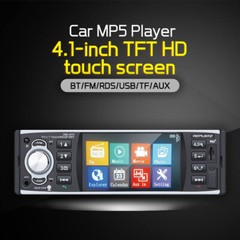 Single 1 Din Touch Screen 4″ In-Dash Head Unit Car Radio Stereo Bluetooth RDS/AM