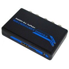 Component Video & L/R RCA Stereo Audio to HDMI Converter Adapter – DVD PS3 Xbox