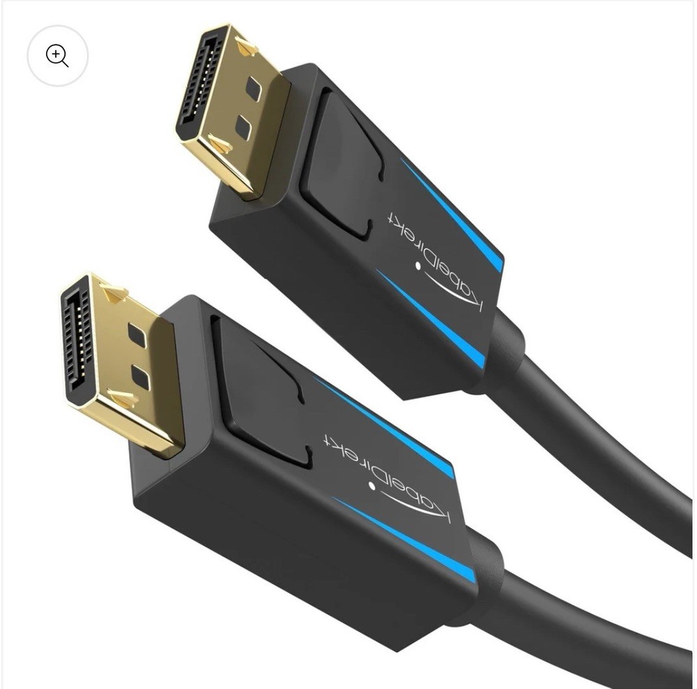 DisplayPort Cable 1.4 8k VESA Certified 15ft Black