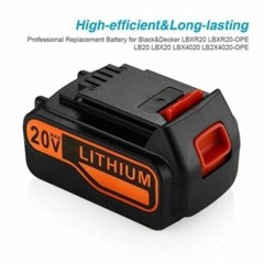 2 PACK For Black & Decker 20 V Lithium-ion 4.0Ah MAX Battery LBXR20 LB2X4020 US