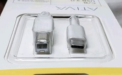 NEW & SEALED! ATIVA C/B USB 2.0 Cable 6.5 FT (2.0m) USB-C Printer 725-……….