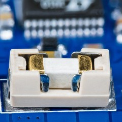 50pcs 32V 5A Surface Mount Chip Fuse, 0603 Square Copper Fuses, Green