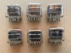 IN-12B nixie tubes. NOS. Lot of 6.