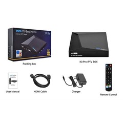 K3 PRO Streaming Box 6K Ultra HD Android Smart TV Box Ram 4GB Storage 32GB HDMI