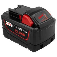 2P For Milwaukee for M18 Lithium Ion 12.0Ah Extended Capacity Battery 48-11-1860