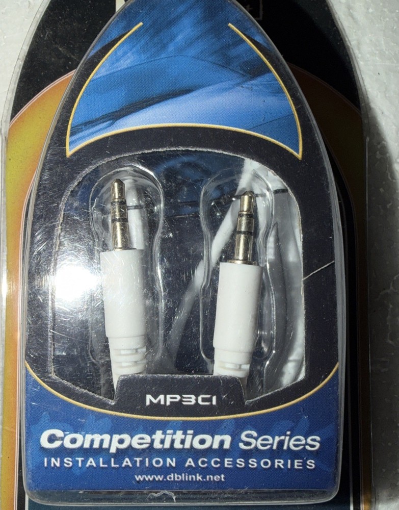 3.5MM Stereo Jack 24K Gold Plated Tip Oxygen Free Male/male 5 Ft White