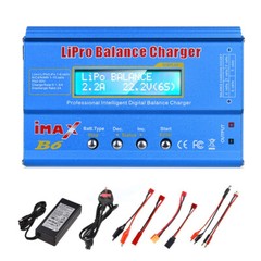 B6 Battery Charger AC 80W Mini Lipo Balance Charger/Discharger with Power Supply