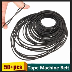 50Pcs Square Rubber Drive Belt For Cassette Player Recorder Repair Replacement