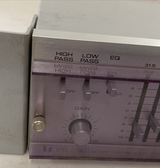 TOA 900 Series EQ-910A mono Graphic Equalizer 10 band line or mic in/out