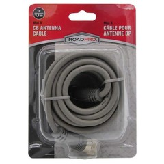 NEW Durable 18 ft RG8X Coax Cable PL259 Ends Low Loss CB Antenna Cable Gray
