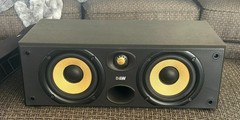 B & W Bowers & Wilkins CC6 Center Channel Speaker Black CC 6 incl owner’s manual