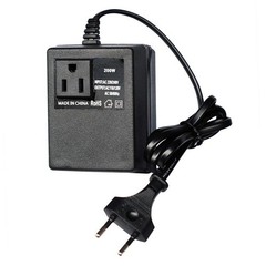 220V-110V 200W Step-Down Power Transformer – Intl Travel Adapter Converter