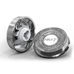 MAX-T Replacement Shaver Head – 100% Original 1 Count (Pack of 1), Silver