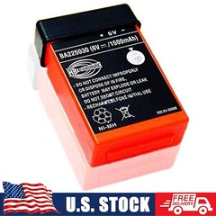 New 1500mAh BA225030 6V Battery For HBC Crane Remote Pump Truck Battery US SHIP