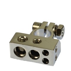 Multiple Wire input 1/0 4 and 8 AWG BATTERY Terminal fits Positive or Negative