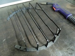 12” Custom High Excursion SubWoofer Grill Metal Raised Cover BARs 1pc Handmade