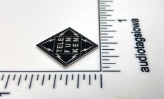 Equipment Badge Custom Made Aluminum Small Size 3/4″