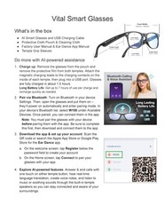 Smart Glasses AI Translation Open Ear Bluetooth 5.3 164 Language Vital UV400