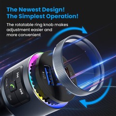 Car Bluetooth FM Transmitter Radio MP3 Wireless Adapter Dual USB Charger
