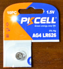 1 – PKCELL 377 AG4 LR626 SR66 1.5V Alkaline Button Coin Cell Watch Batteries