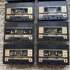 Maxell XLII 90 lot of 10 type II chrome cassette tapes Japan 1985