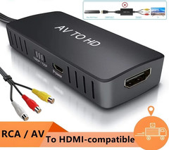 RCA to HDMI Converter Analog Composite Adapter For PS 1 2 3 STB Xbox VHS VCR DVD
