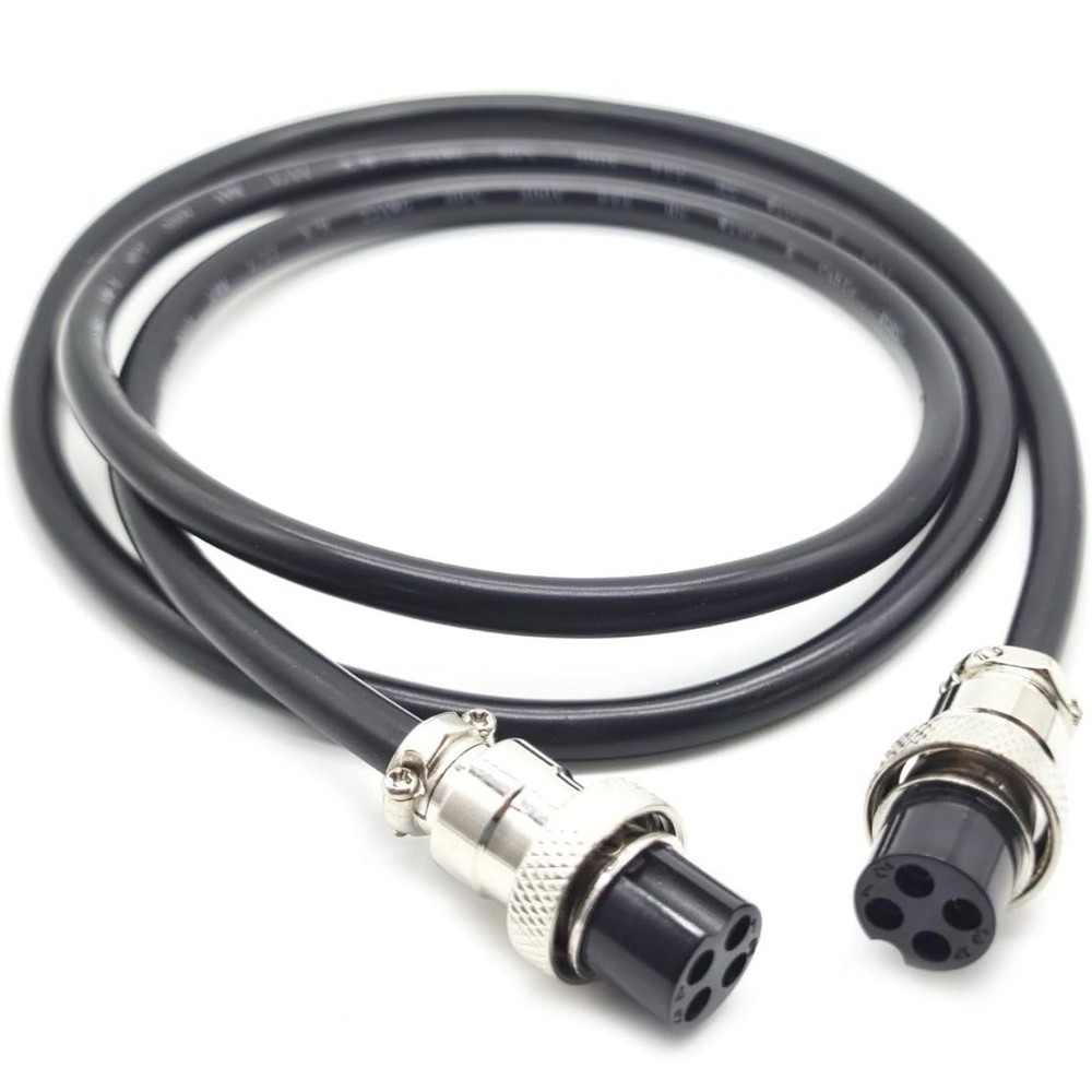 1.64 ft GX16 4 Pin Double Female Cable GX16 4Pins Female to Female Head Aviat…