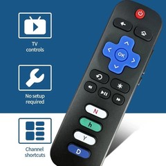 New Replacement Remote RC280-01 For TCL ROKU TV Radio