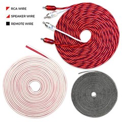 CT Sounds 1/0 Gauge 2500 Watt CCA Amp Wiring Kit (AMPKIT-0GA-PRO)