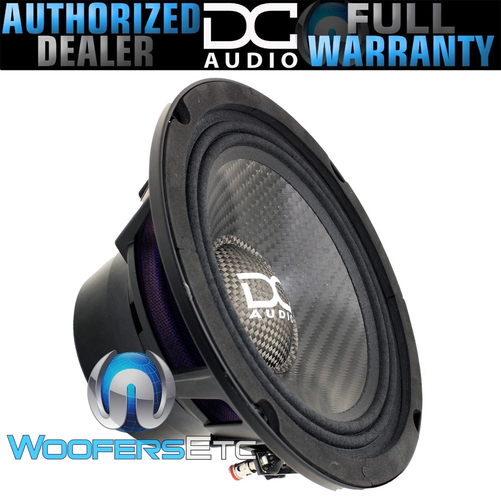 DC AUDIO NEO PRO-6.5 PA 6.5″ 150W RMS 8-OHM CARBON FIBER MIDBASS DRIVER NEW