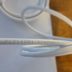 PCT 18ft White Coaxial Cable F Male to F Male Lot of 3 (H677T9BVVW1P)