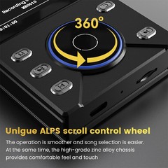 Pocket-Sized Hi-Fi 50-Hour Lossless Sound 32 GB TF Card Expansion Music Player