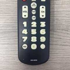 Generic DomilloSales TV Remote Control UR3-SR3S Big Button Remote Control Rep