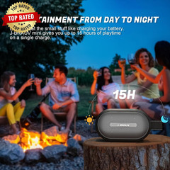 Portable Mini Bike Bluetooth Speaker,Ip67 Waterproof Wireless with Adjustable St