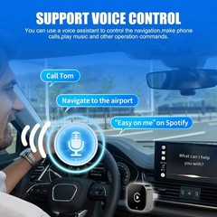 2026 Wireless CarPlay & Android Auto AI Box Android 13 Car Multimedia w/ YouTube