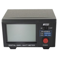 Nissei DG-503MAX Digital SWR and Power Meter for Analog and Digital Radios