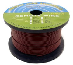18 GAUGE WIRE 10 COLORS 25 FT EA PRIMARY AWG STRANDED COPPER REMOTE POWER CABLE