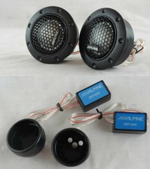 Pair Alpine DDT-S30 360W 2.5CM 1″ Soft Dome Balanced Car Audio Speakers Tweeters