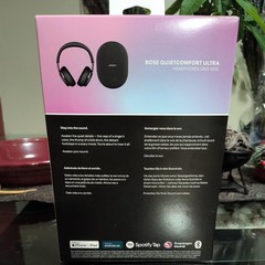 Bose QC Ultra 2nd Gen Headphones – New Condition – Full Kit – Black